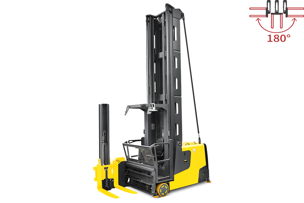 MCC系列1.6噸人上型窄巷道三向堆垛車(chē)